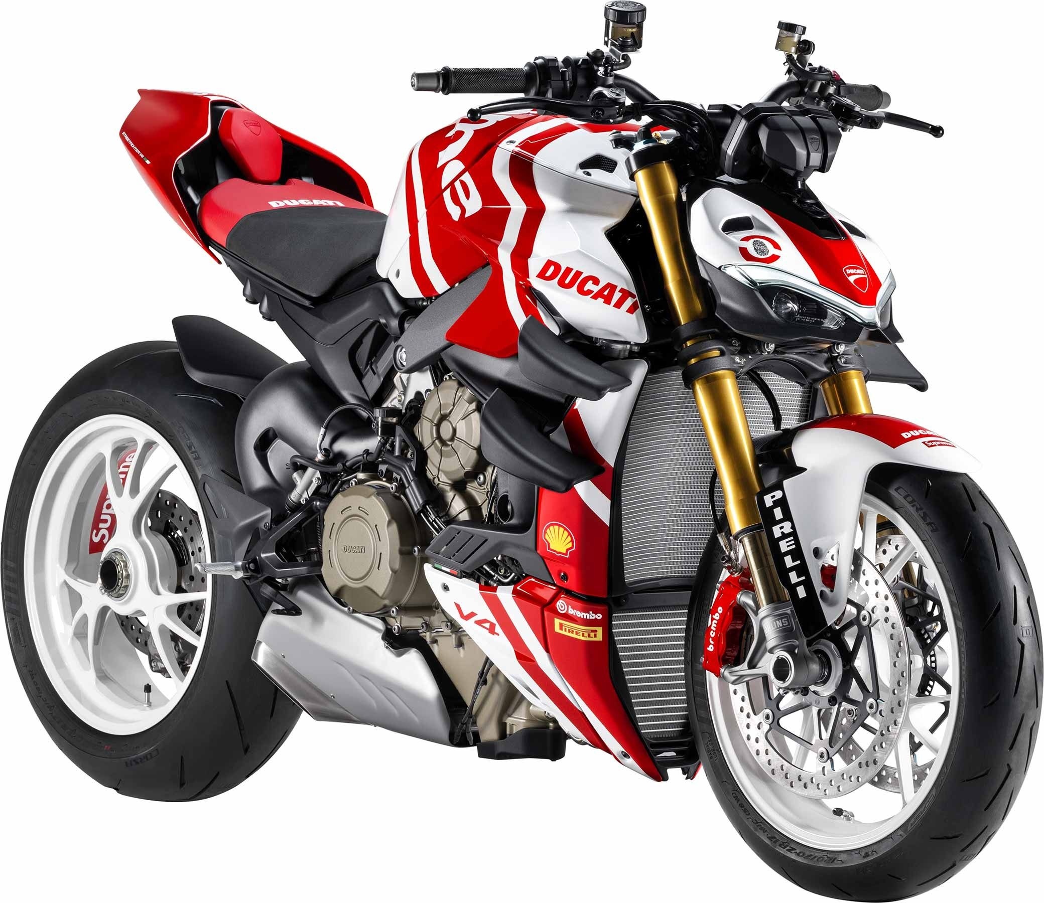 Supreme®/Ducati® Streetfighter V4 S view 3